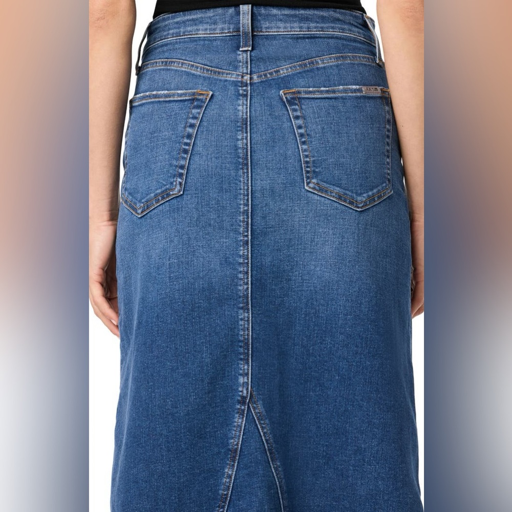 JOE’s Jeans Denim Maxi Skirt Blue Soraya Y2K Classic Women Size 25 $218 MSRP NWT - Picture 6 of 13